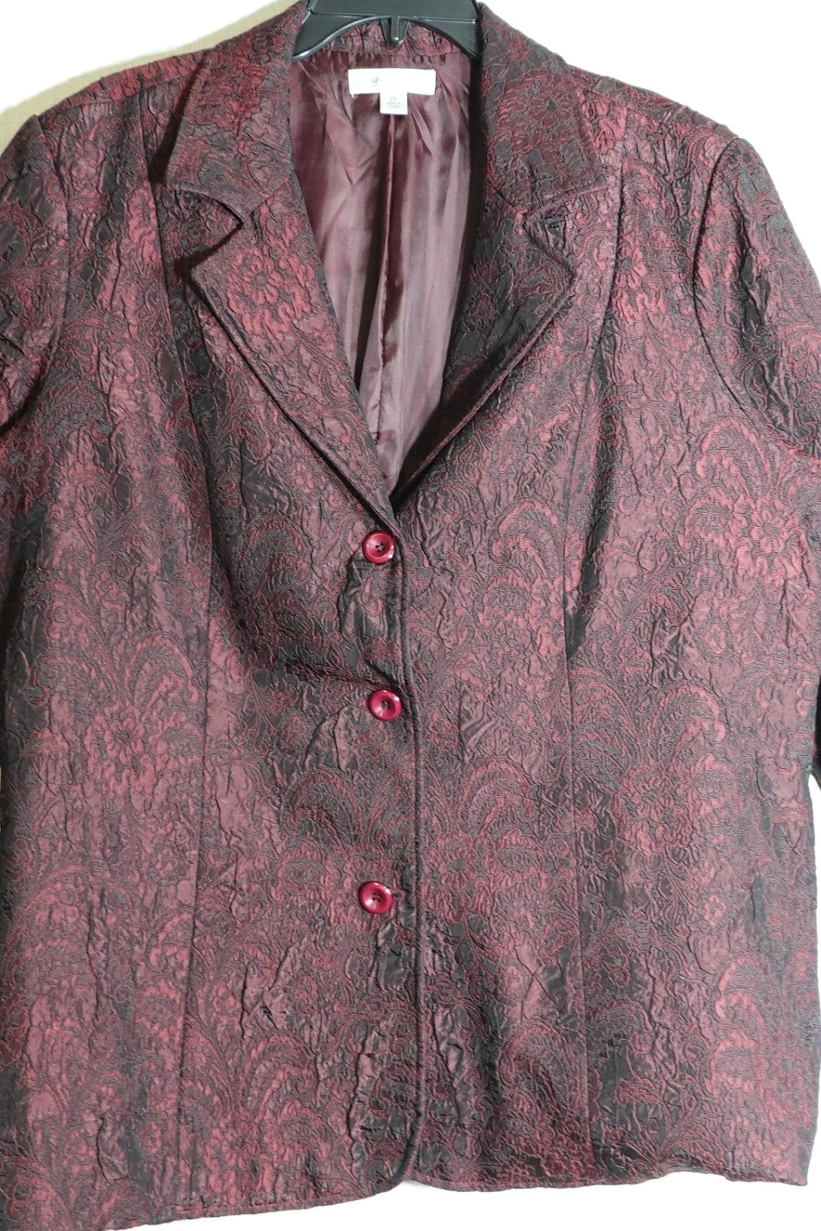 Coldwater Creek, Brocade Blazer, 2X