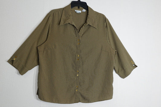 Joanna, 3/4 Sleeve Top, XL