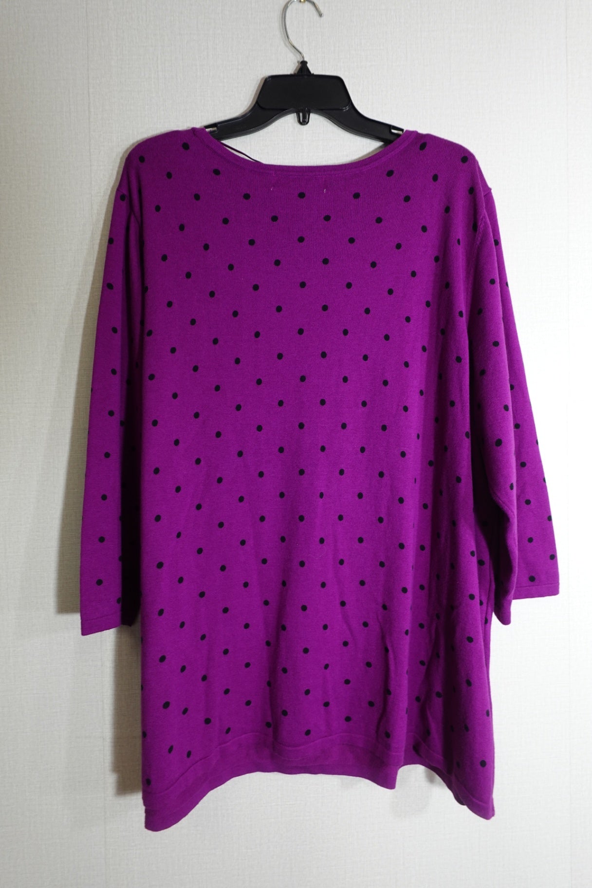 Karen Scott, 3/4 Sleeve Top, 3X