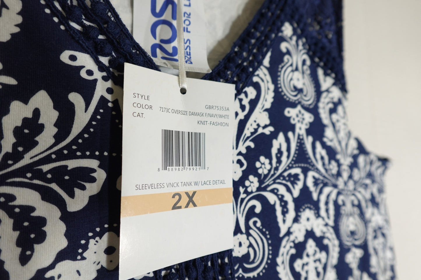 Carolyn Taylor, NWT Tank Top, 2X