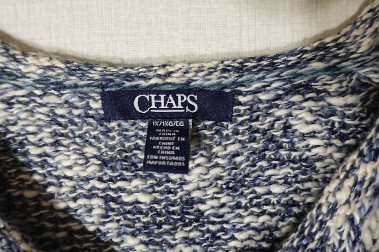CHAPS, Sweater, XL (1X)
