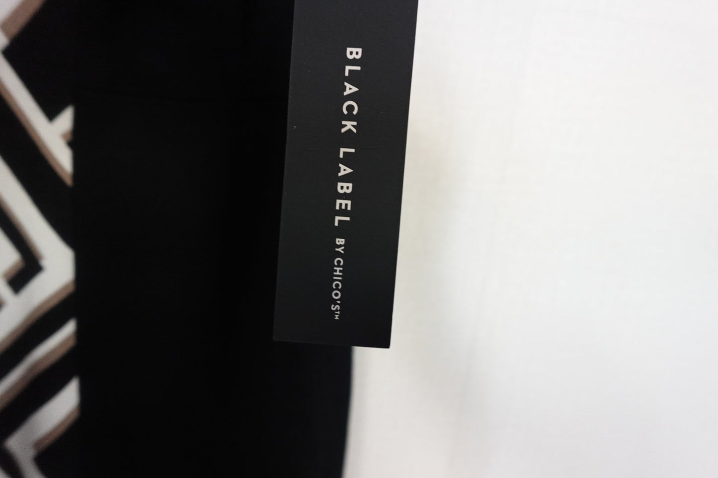 Black Label Chicos, NWT Dress, L/XL (chicos 2.5)
