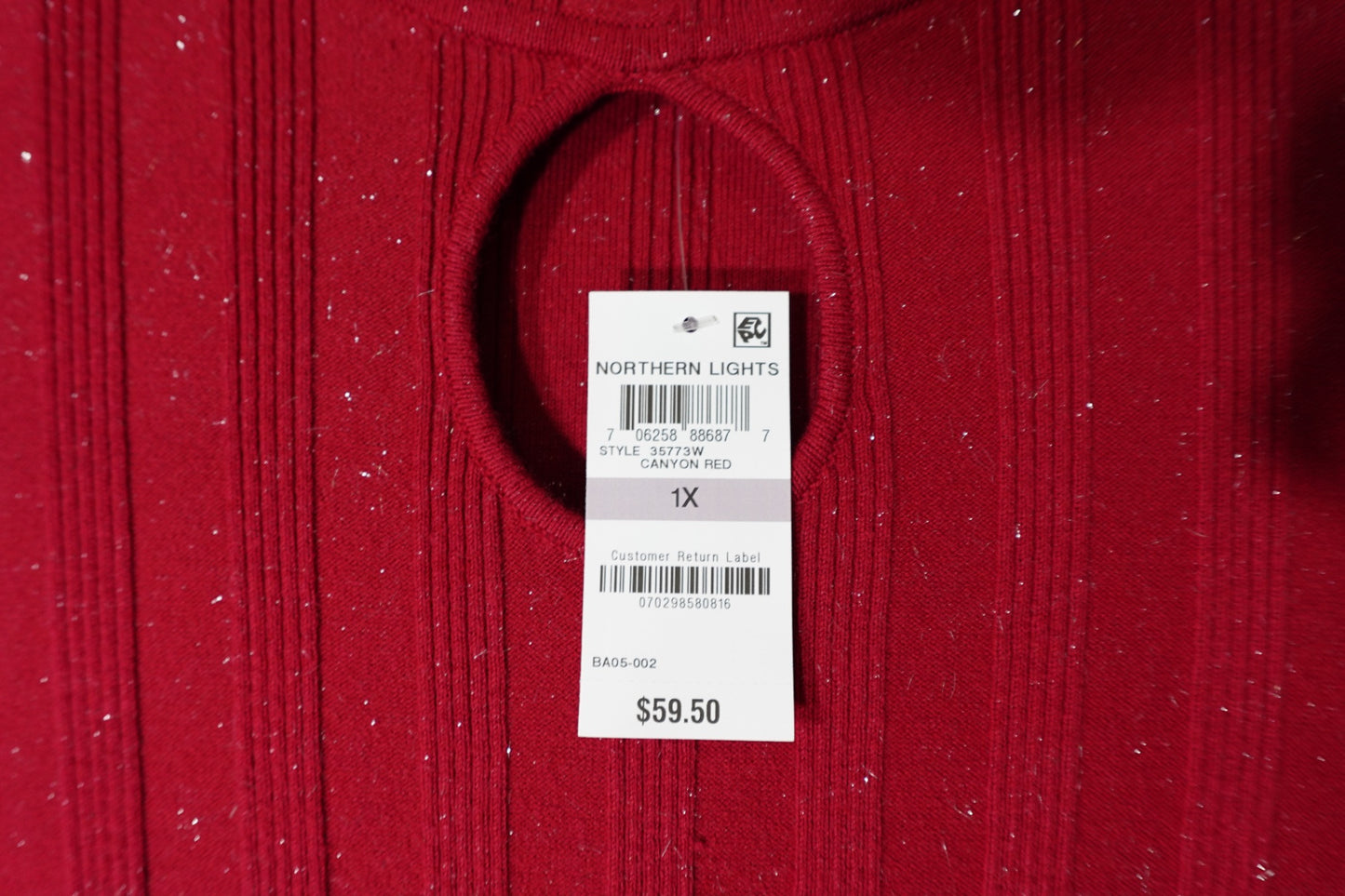 Northern Lights, NWT Sweater, XL (1X)