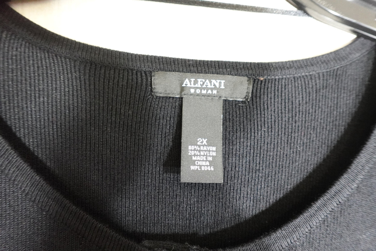 ALFANI, Long Sleeves Top, 2X