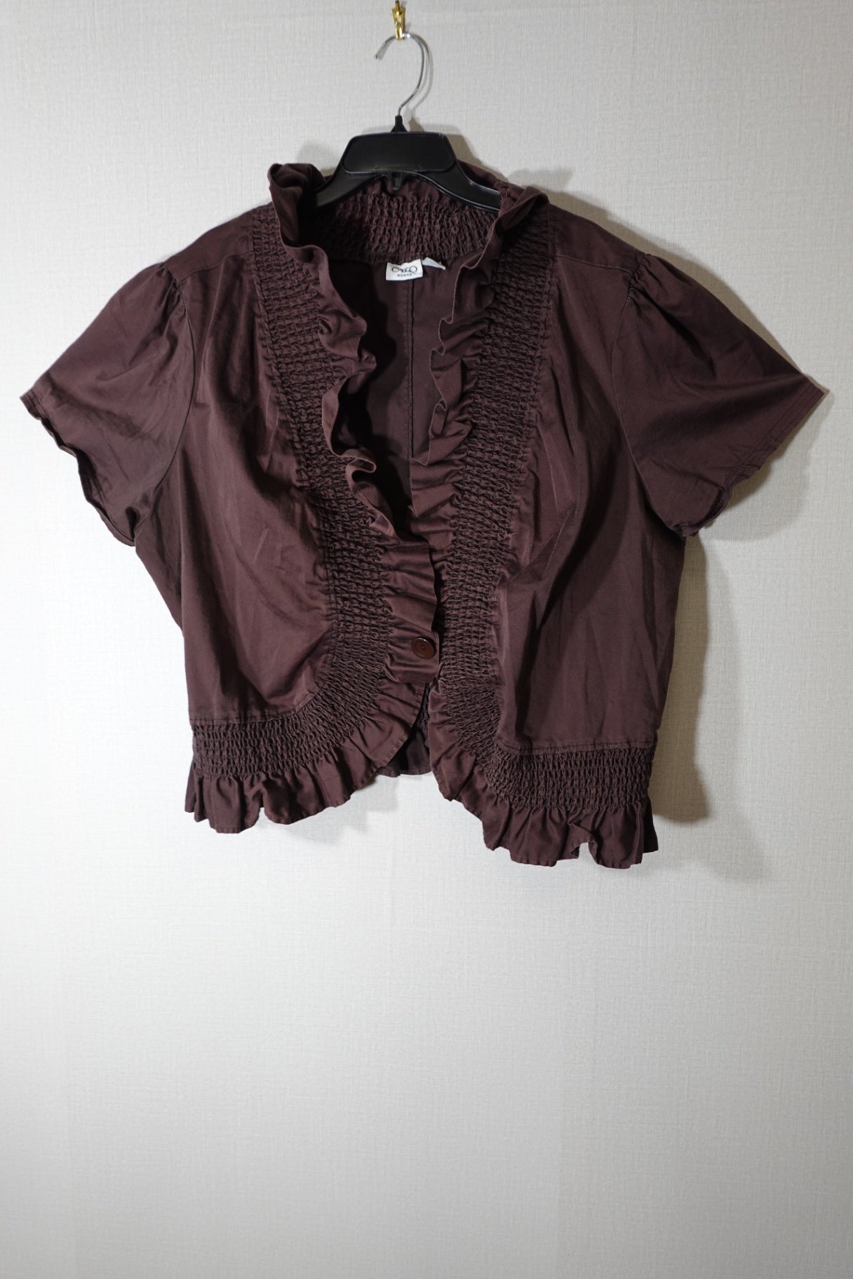 Cato, Short Sleeve Top (cropped), 22/24W