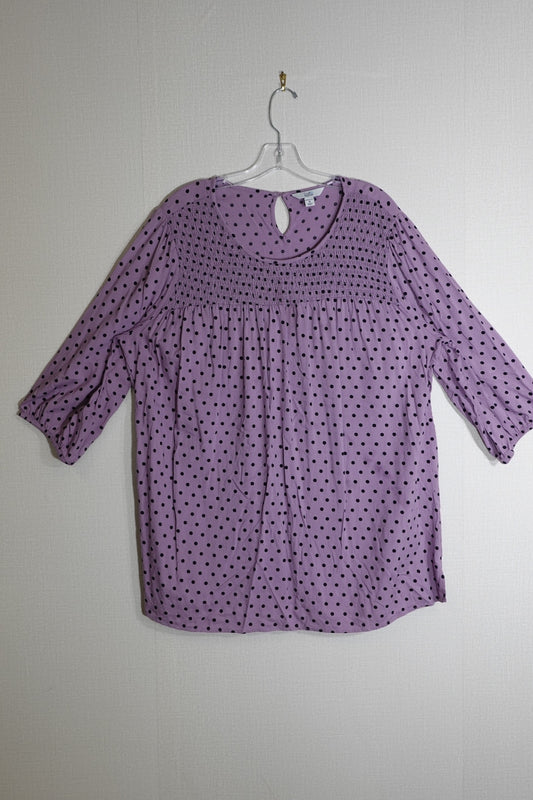 Croft & Barrow, 3/4 Sleeve Top, XL/2X (1X)