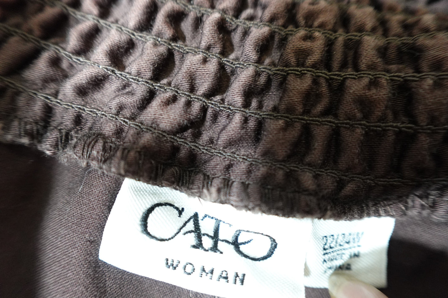 Cato, Short Sleeve Top (cropped), 22/24W