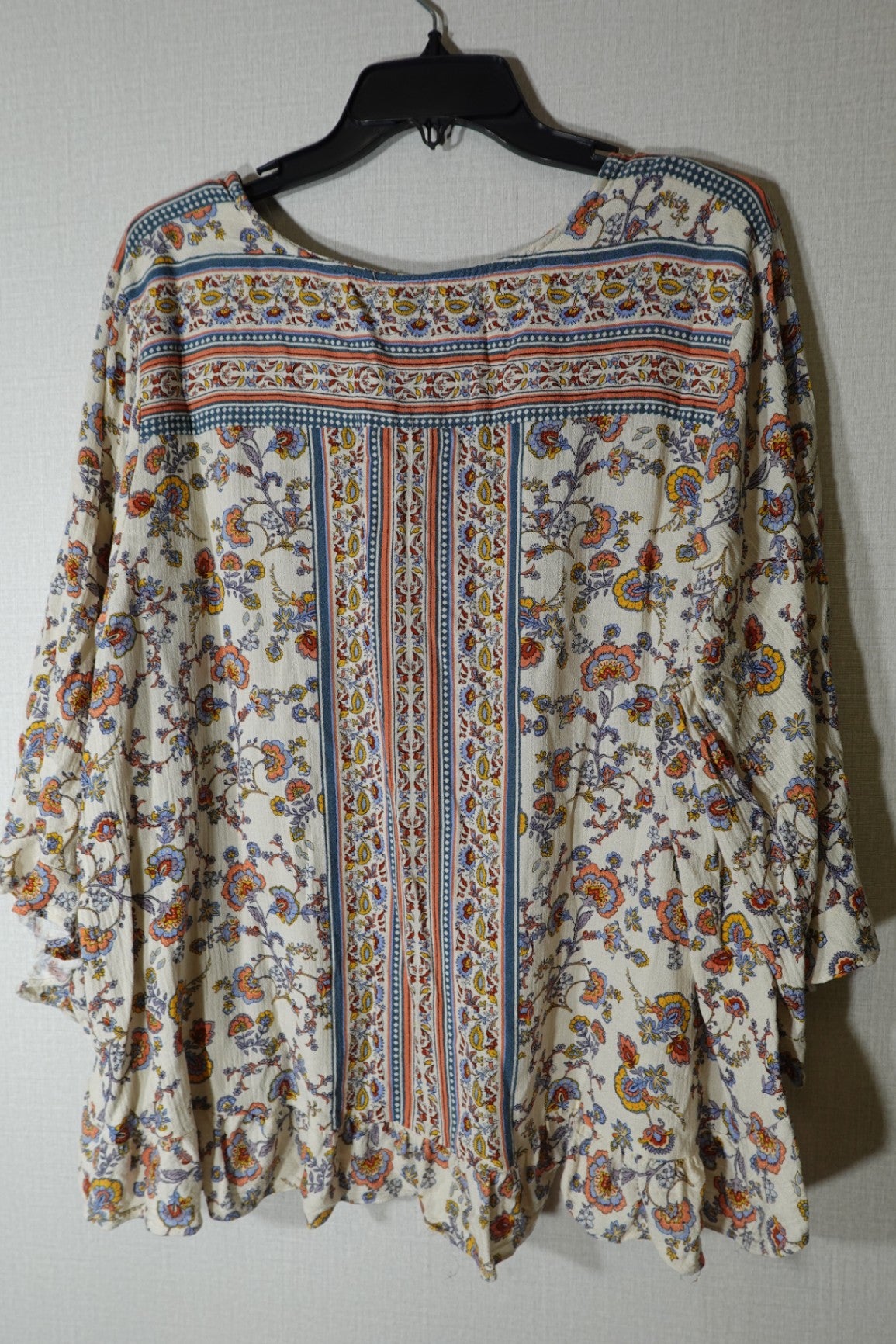 Jones New York, 3/4 SLEEVE TOP, 3X
