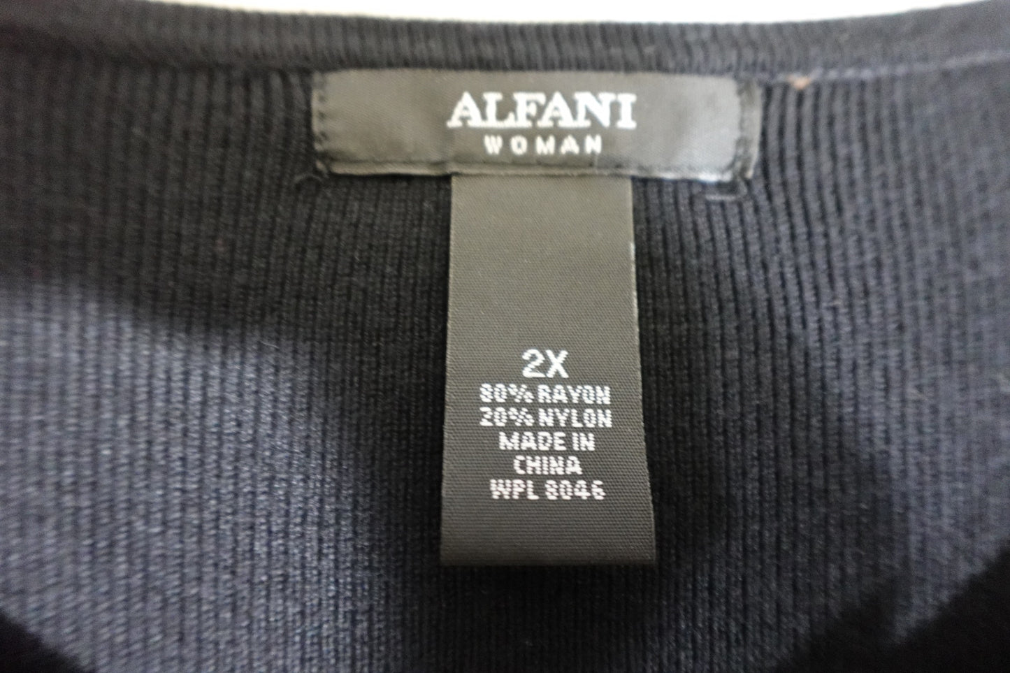 ALFANI, Long Sleeves Top, 2X