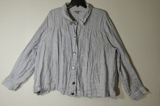 FLAX By Jeanne Engelhart, Long Sleeves Top, XL/2X