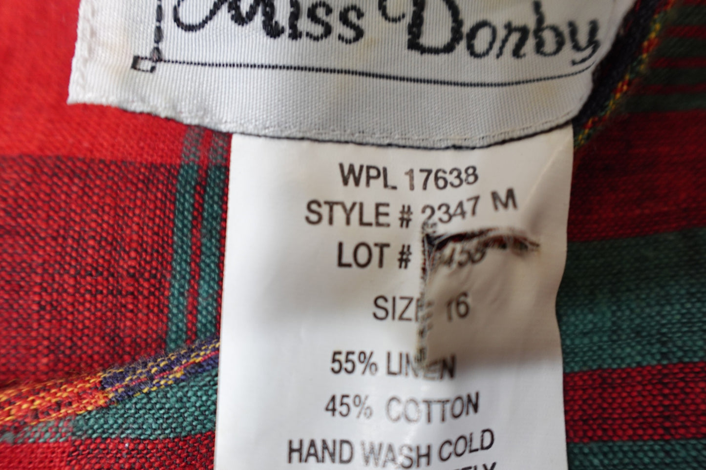 Miss Donby, Dress, 16