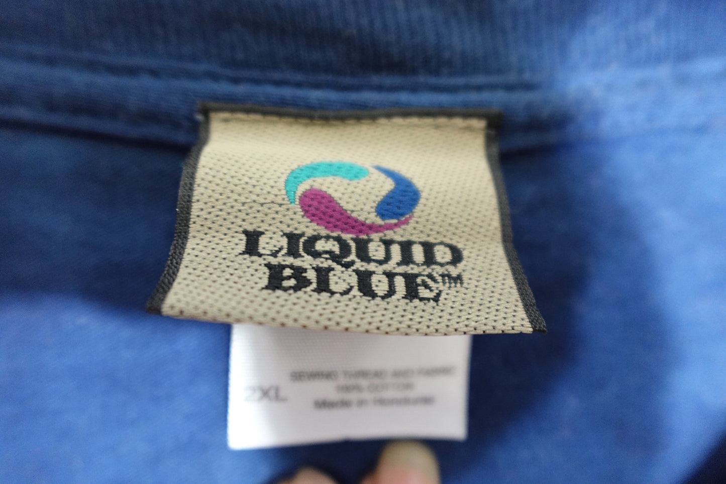 Liquid blue, T-Shirt Shorts Sleeve, 2X