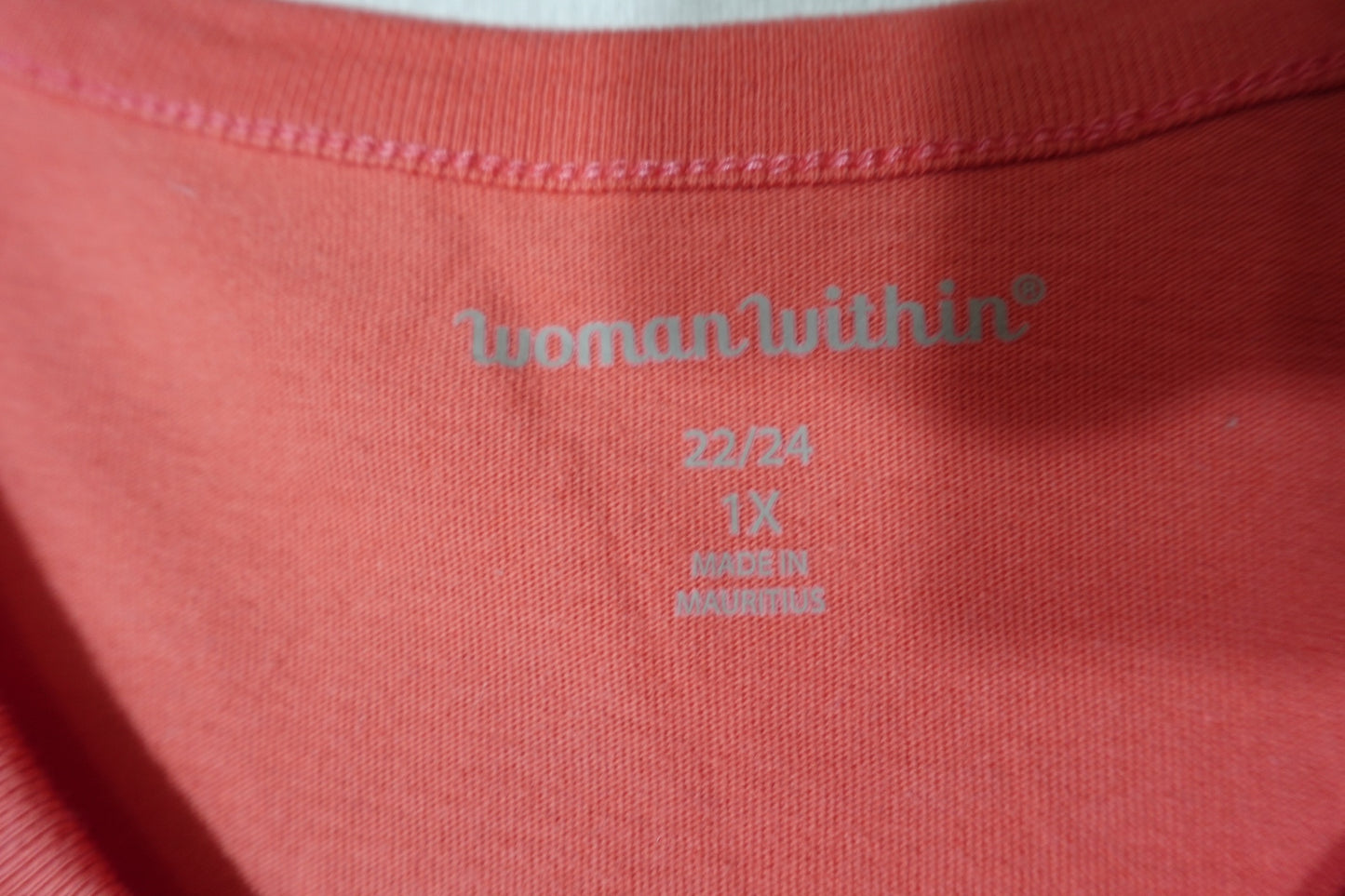 Woman Within, 3/4 Sleeve Top, 22/24