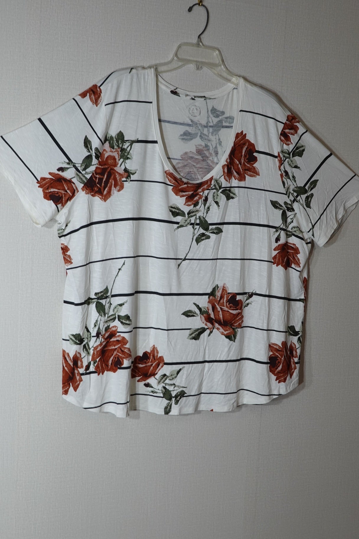 Maurice's, SHORT SLEEVED TOP, 4X