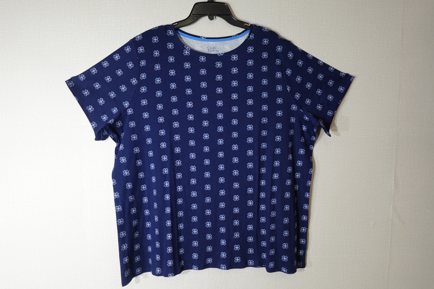 Croft & Barrow, Short Sleeves T-Shirt, 3X