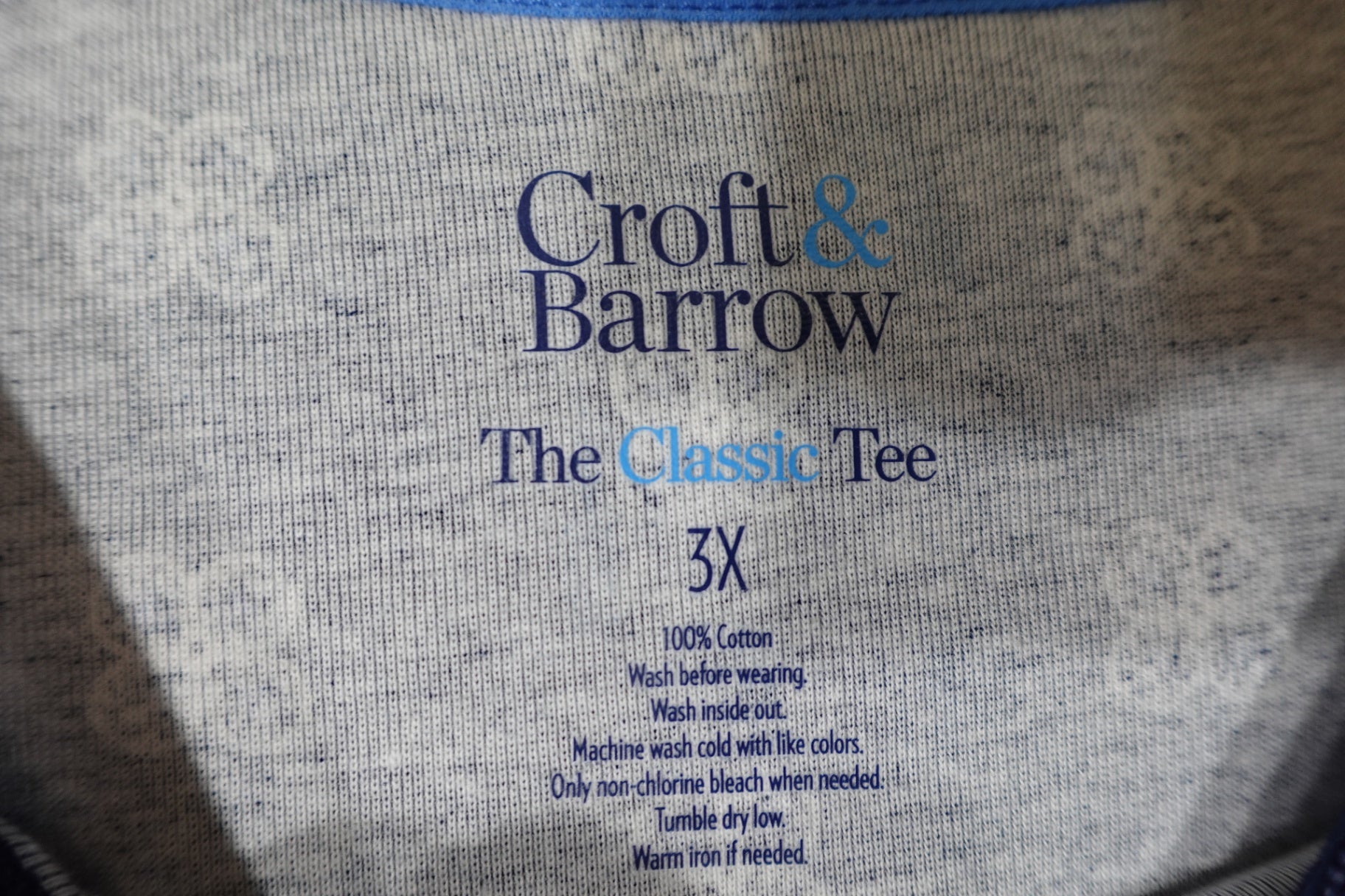 Croft & Barrow, Short Sleeves T-Shirt, 3X