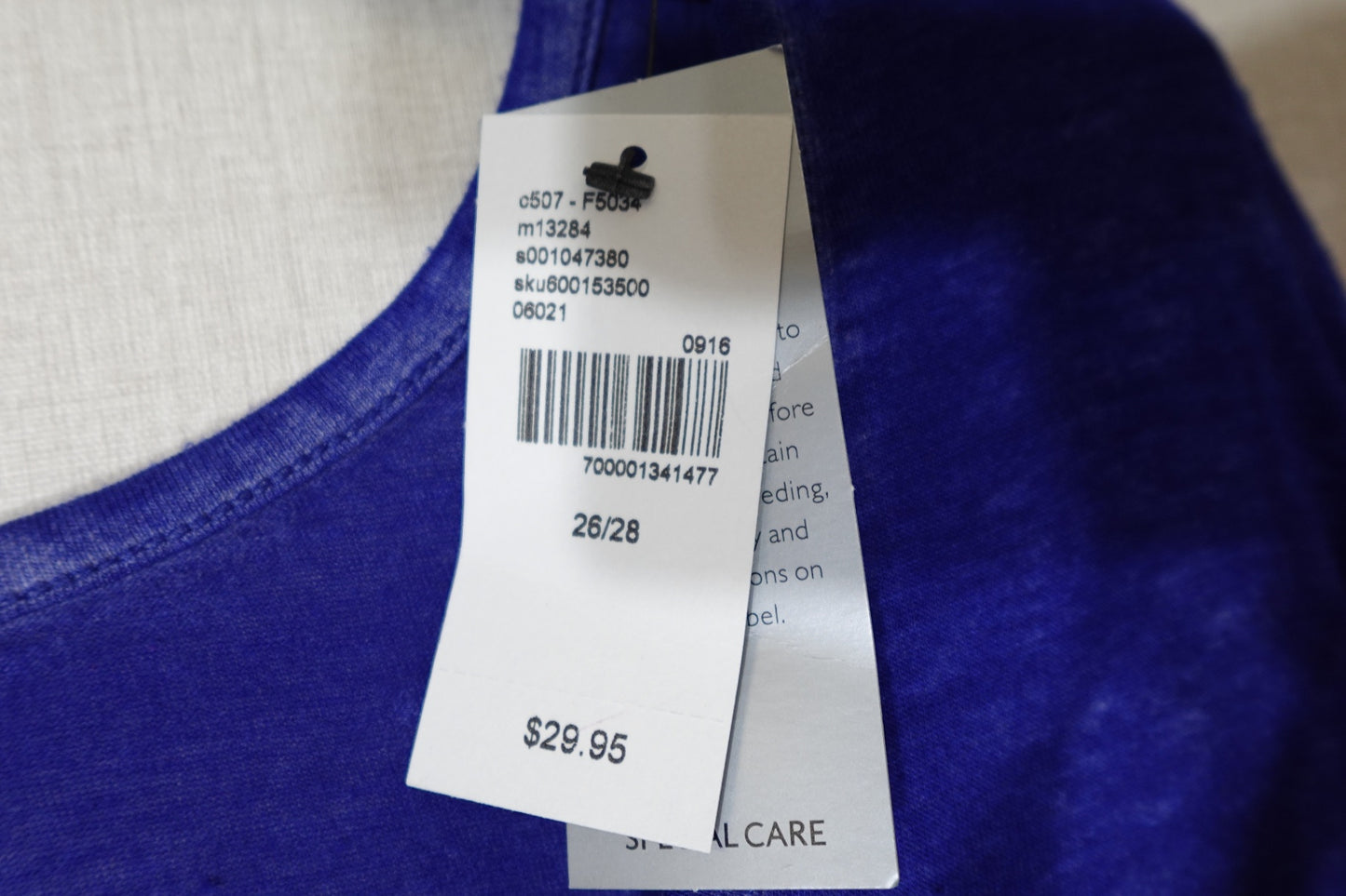 Lane Bryant, NEW 3/4 Sleeve Top, 26/28