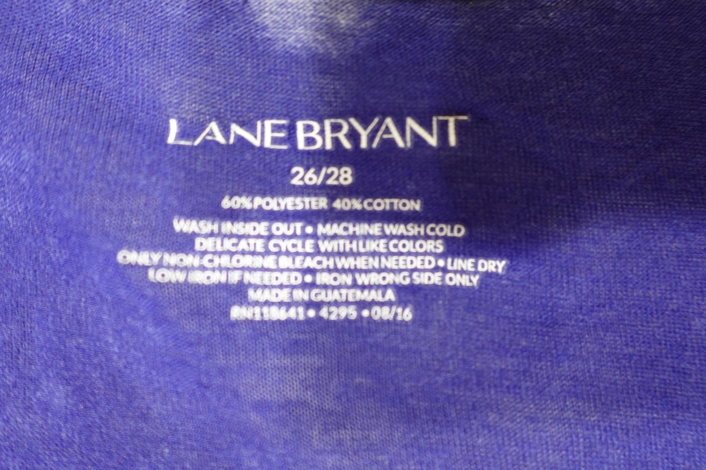 Lane Bryant, NEW 3/4 Sleeve Top, 26/28