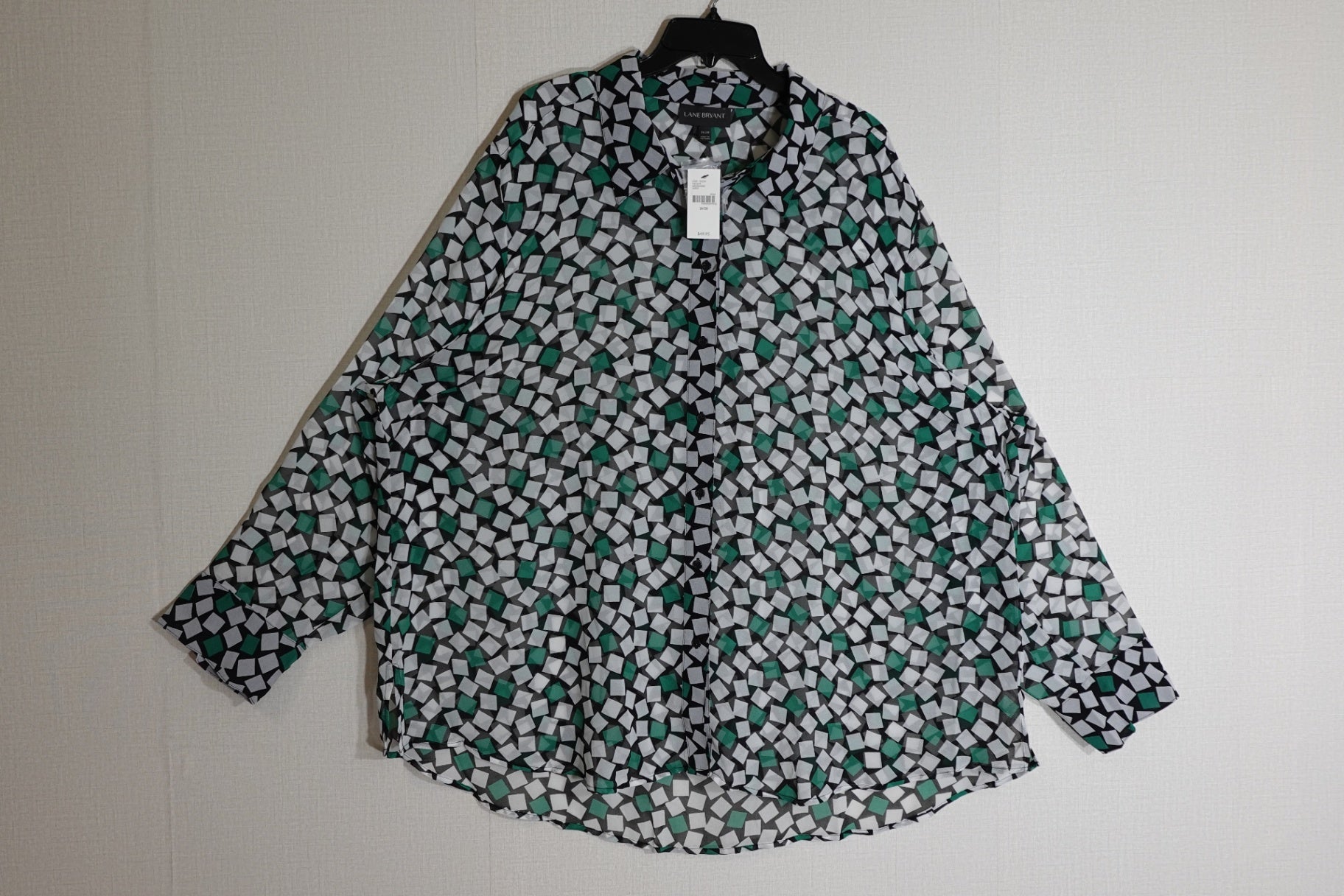 Lane Bryant, NEW 3/4 Sleeve Top, 26/28