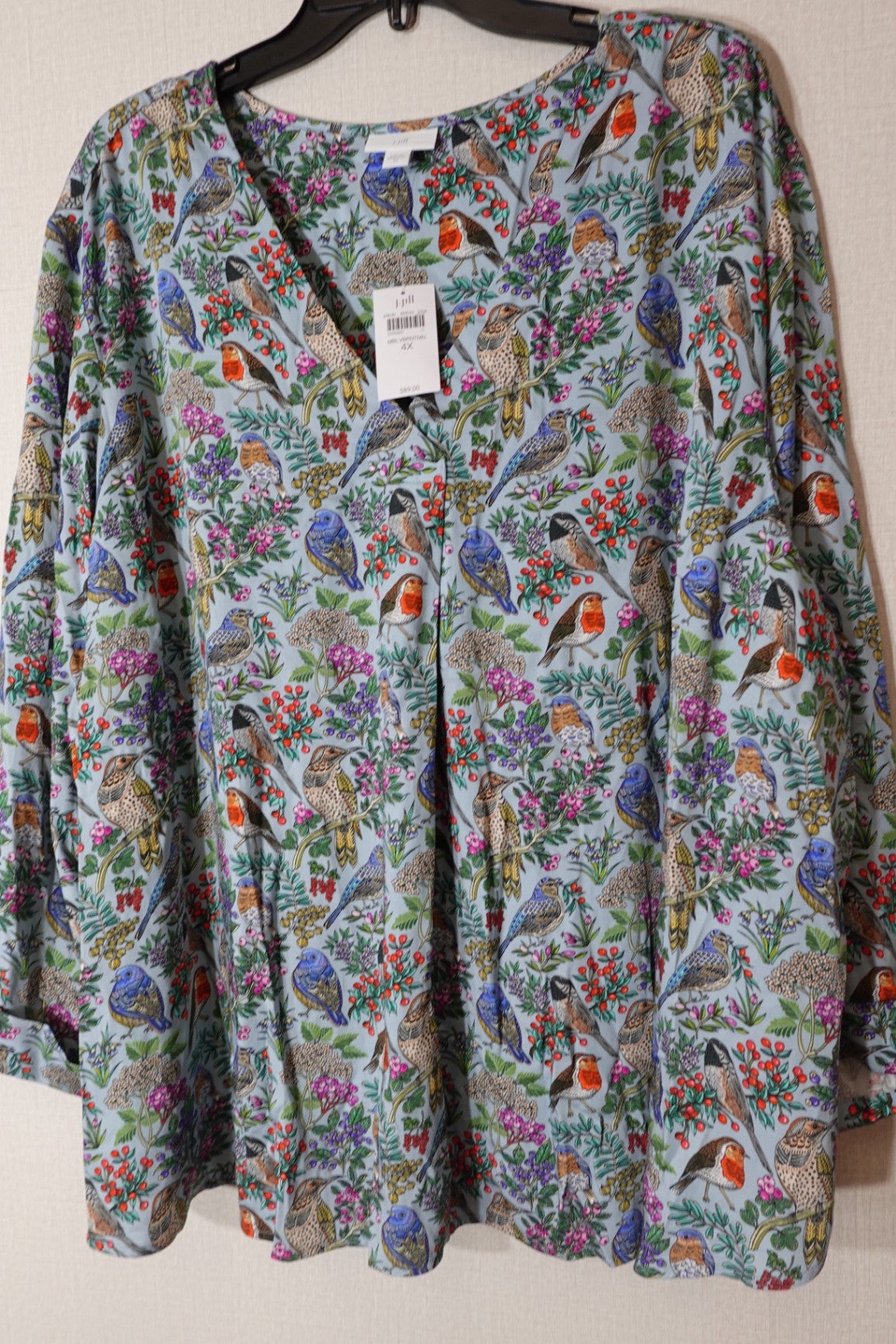J. Jill, NWT 3/4 Sleeve Top, 4X