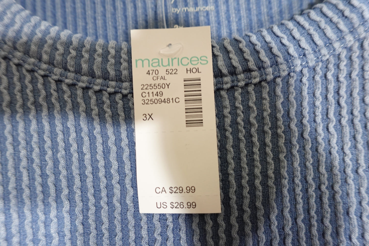 Maurices 24/7, NWT Long Sleeves Top, 3X