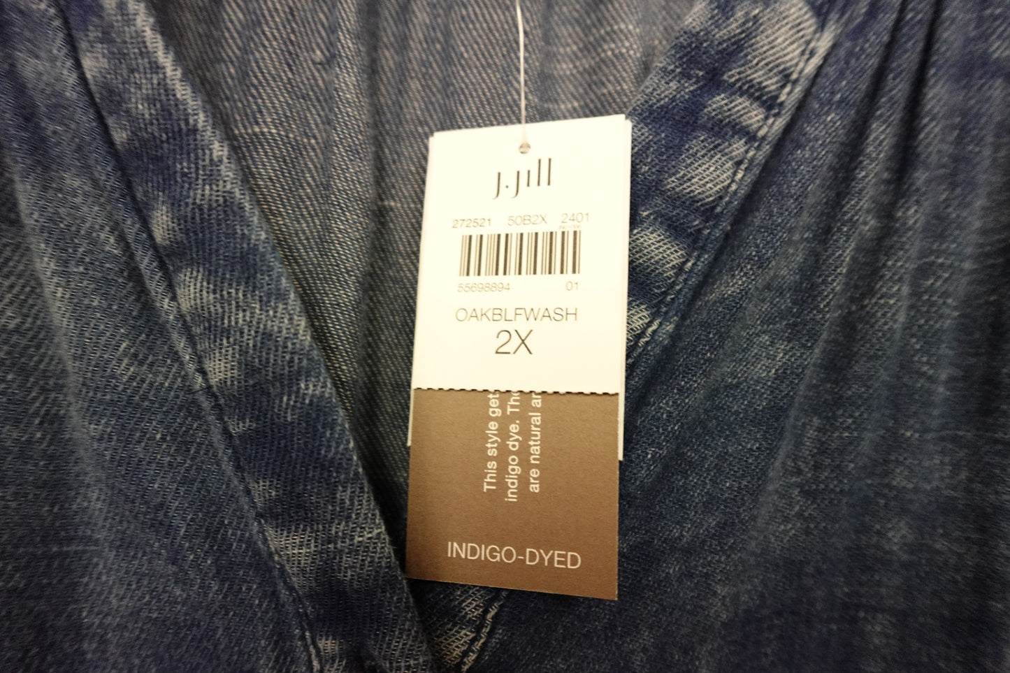 Pure Jill Indigo, NEW Dress, 2X