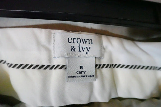 Crown & Ivy, Pants, 16 Crown & Ivy Pants More To Love Consignment