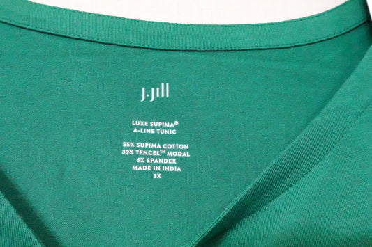 J.Jill, NEW 3/4 Sleeve Top, 2X