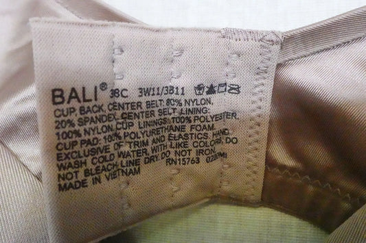 Bali, Bra, 38C Bali Bra More To Love Consignment