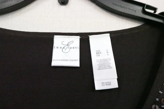 Emma James, Short Sleeves Top, Large Emma James Short Sleeves Top More To Love Consignment