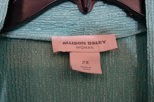 Allison Daley, NEW Cardigan, 2XL Allison Daley NEW Cardigan More To Love Consignment