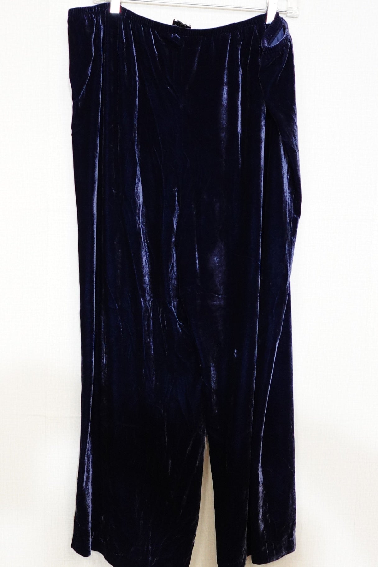 Eileen Fisher, velvet wide leg pants, 2X