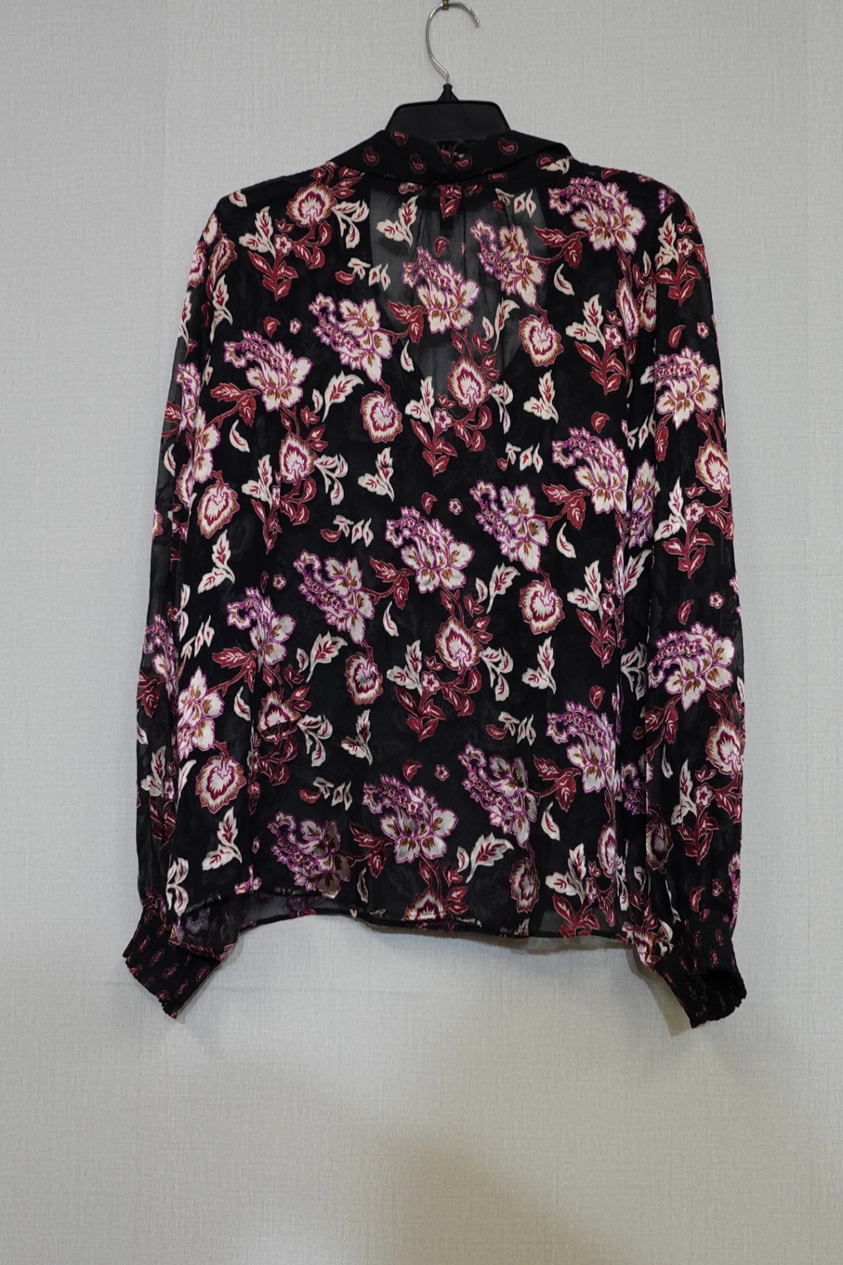 WHITE HOUSE BLACK MARKET, Long Sleeves Top- Button Down, Large