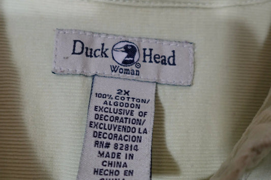 Duck Head, Long sleeve top, Size 2X Duck Head Long sleeve top More To Love Consignment