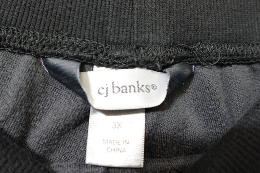 cj banks, velour Pants, Size 3X