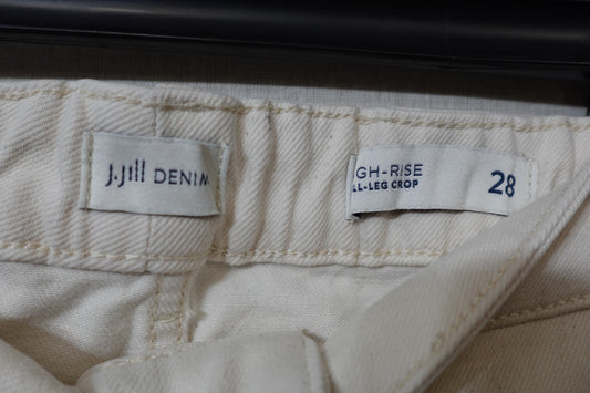 J. .Jill, Jeans Mid-rise Full-Leg Crop, Size 28