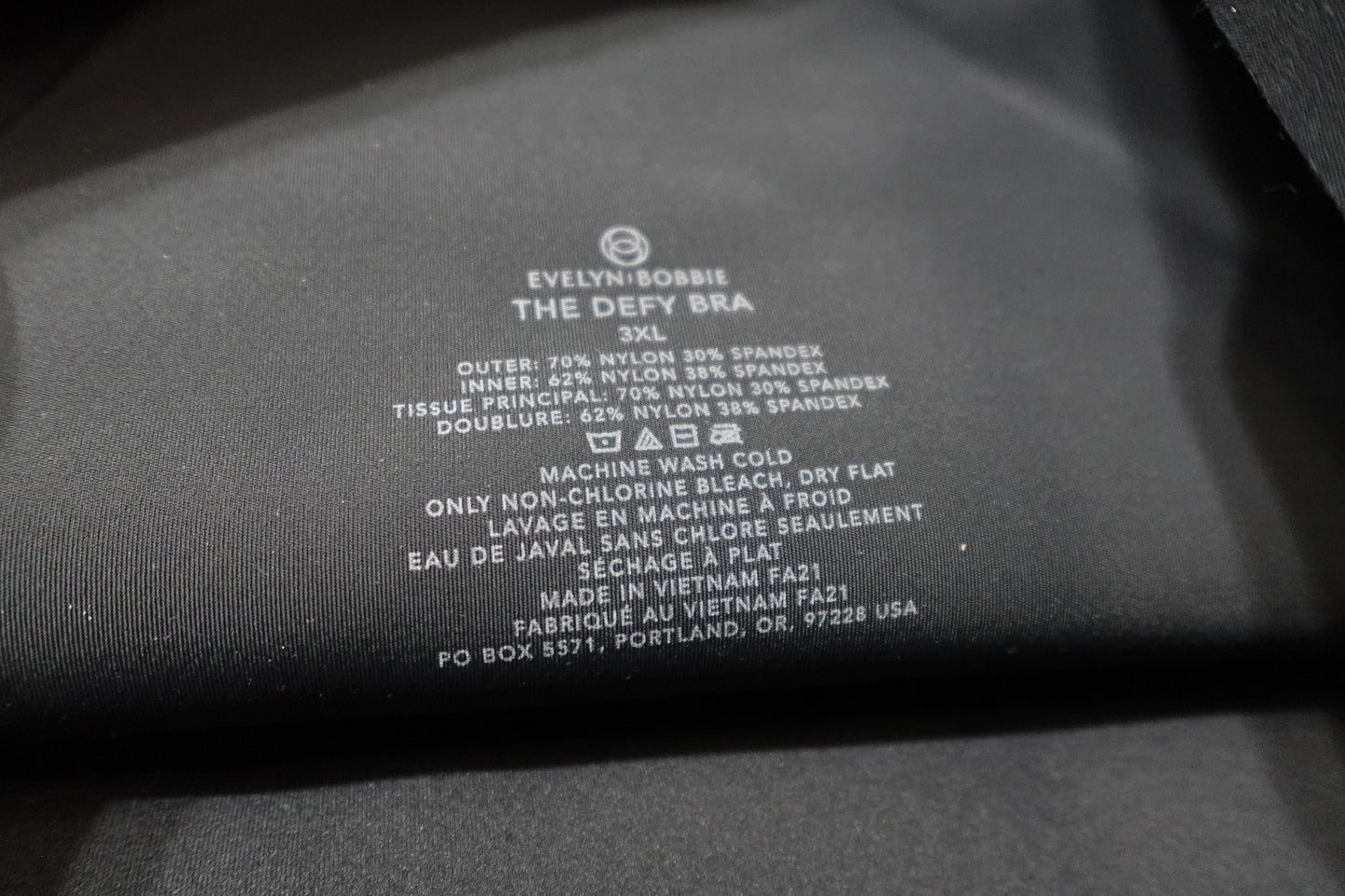 Evelyn bobbie, Bra, Size 3X