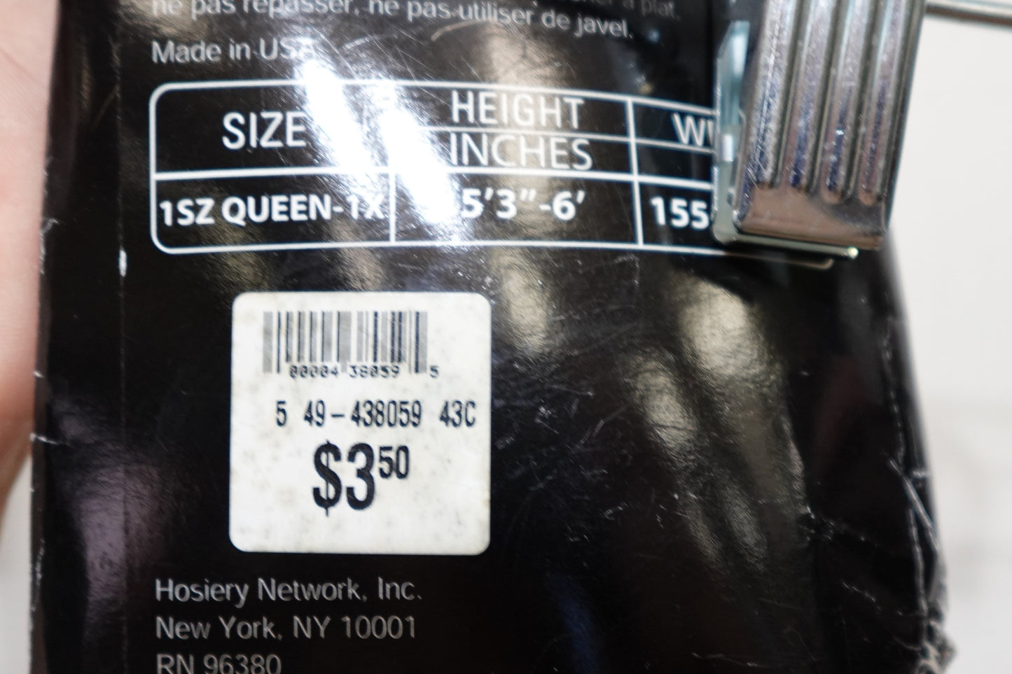 leg life, New tights, Size 1X