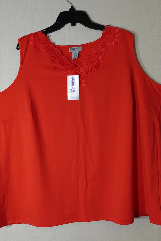 Maggie Barnes For Catherines, New sleeveless top, Size 28.28W Catherines New sleeveless top More To Love Consignment
