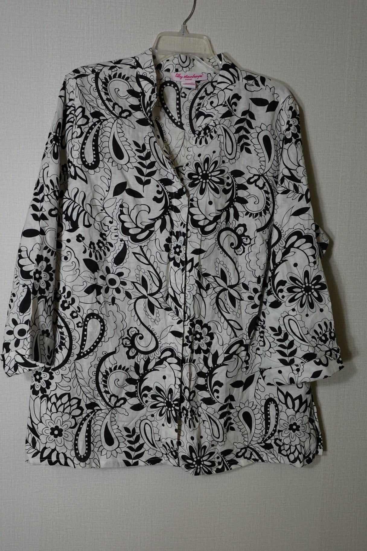 Lily stanhope, 3/4 Sleeve Top, Size 1X