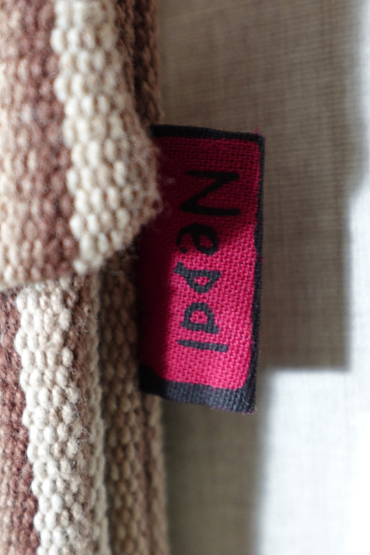 Friends International , Upcycled Fairtrade Bag, Size Large thin messenger