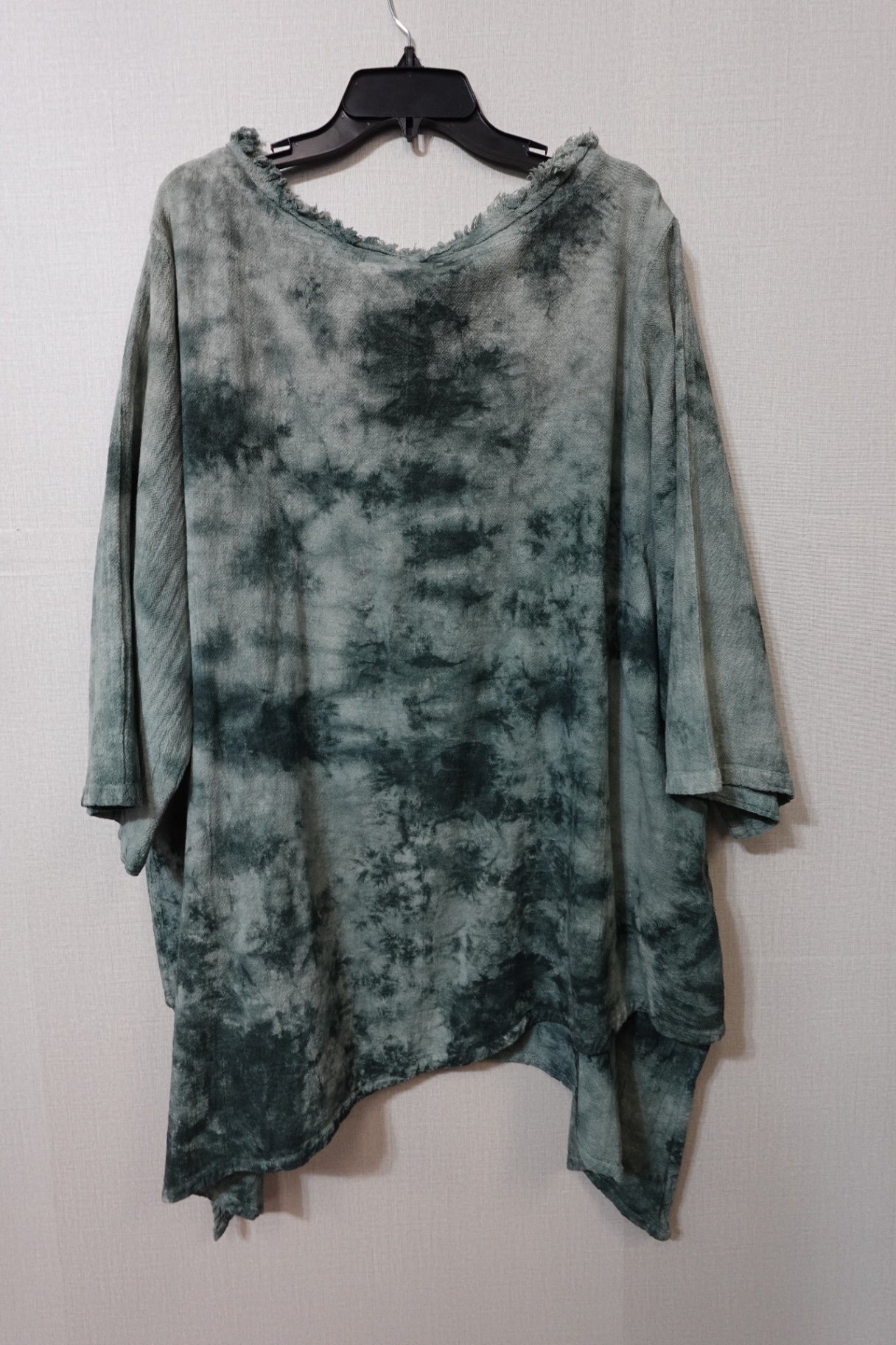 Cotton ways, Short Sleeve Tunic w/ pockets, Size 3X