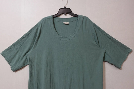 Cotton ways, Short Sleeve Tunic , Size 4X Cotton Ways Short Sleeve Tunic More To Love Consignment