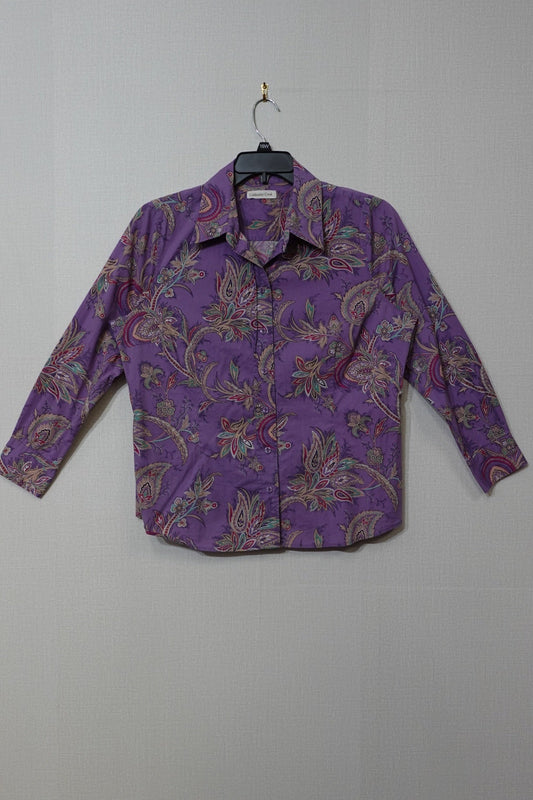 Coldwater Creek, Long Sleeve Button Down Top, Size 16 Coldwater Creek