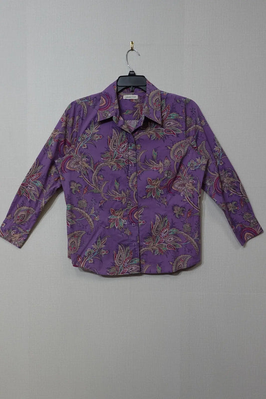 Coldwater Creek, Long Sleeve Button Down Top, Size 16 Coldwater Creek Long Sleeve Button Down Top More To Love Consignment