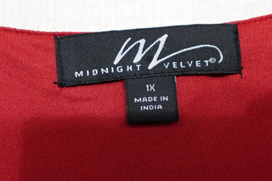 Midnight Velvet, Dress, Size XL (1X) Midnight Velvet Dress More To Love Consignment
