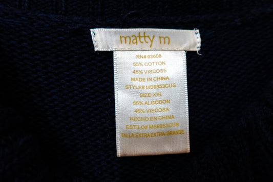 Matty M, Cardigan, Size 2X