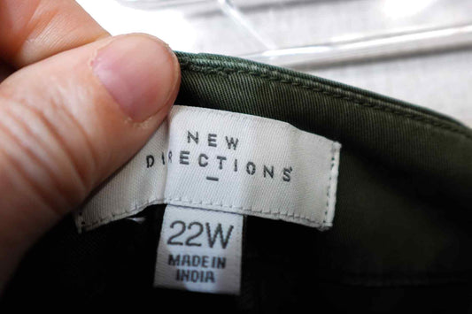 New Directions, Pants Cropped, Size 22W