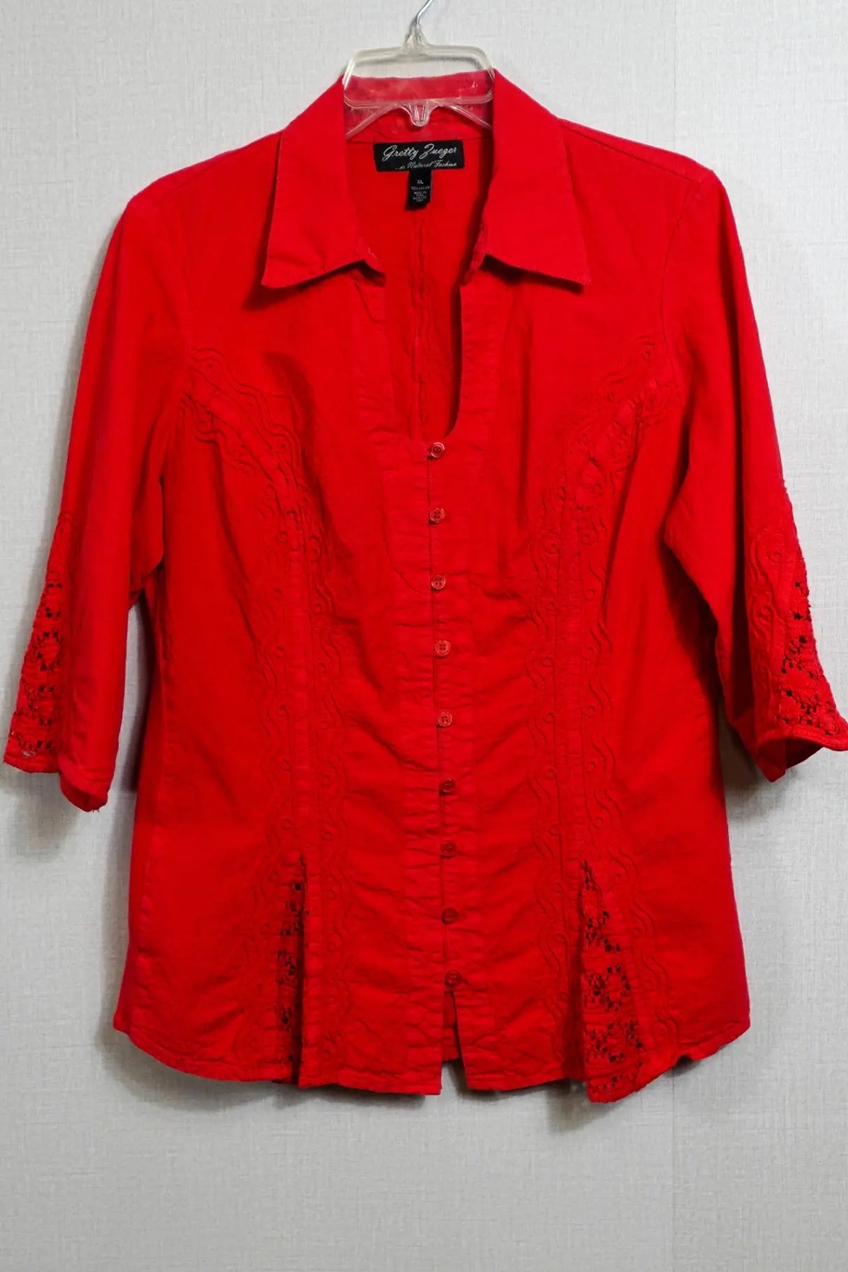 Gretty Zueger. , Short Sleeve Top, Size XL Gretty Zueger. Short Sleeve Top More To Love Consignment