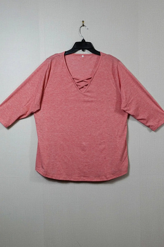 (No Label), 3/4 Sleeve Top, Size 2XL (No Label) 3/4 Sleeve Top More To Love Consignment